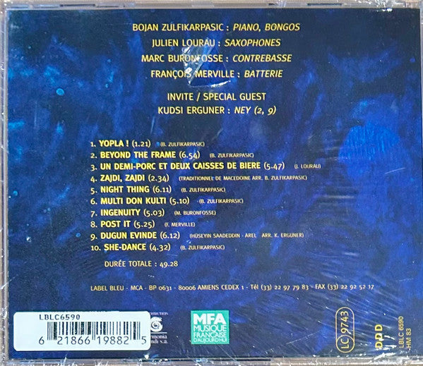 Bojan Z Quartet : Yopla ! (CD, Album)