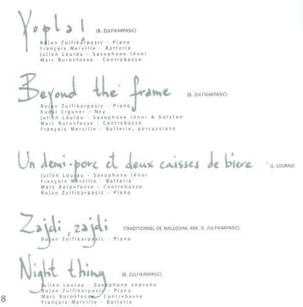 Bojan Z Quartet : Yopla ! (CD, Album)