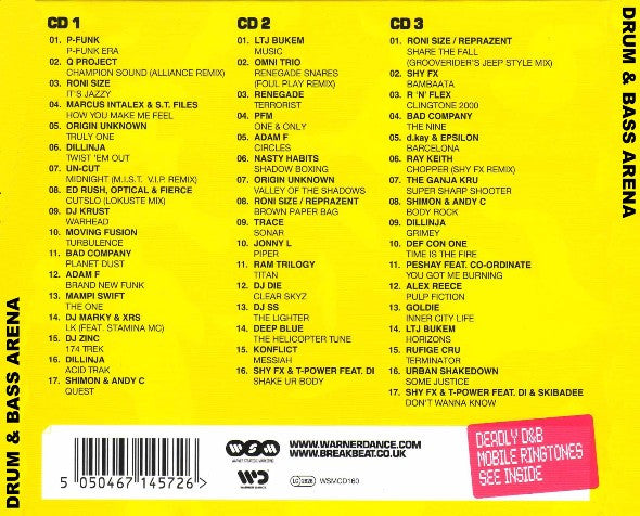 DJ Randall* : Drum&BassArena (3xCD, Mixed + Box)