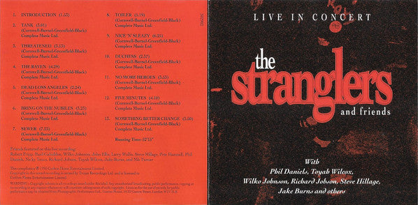 The Stranglers And Friends : Live In Concert (CD, Album)