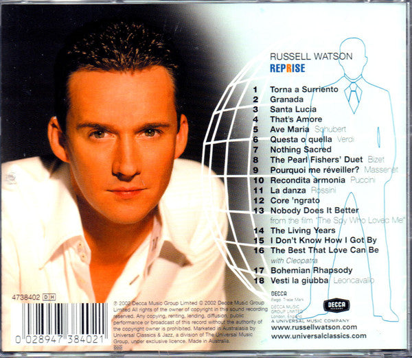 Russell Watson : Reprise (CD, Album)