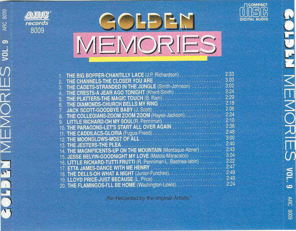 Various : Golden Memories Vol. 9 (CD, Comp)