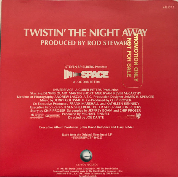 Rod Stewart : Twistin' The Night Away (7")
