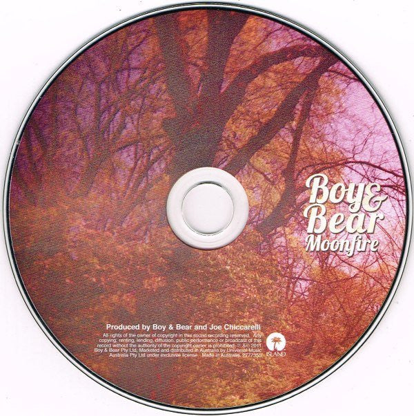Boy & Bear : Moonfire (CD, Album)