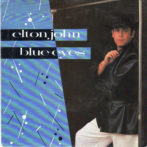 Elton John : Blue Eyes (7", Single, Ltd)