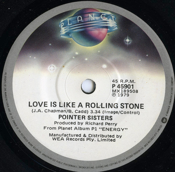 Pointer Sisters : Fire (7")