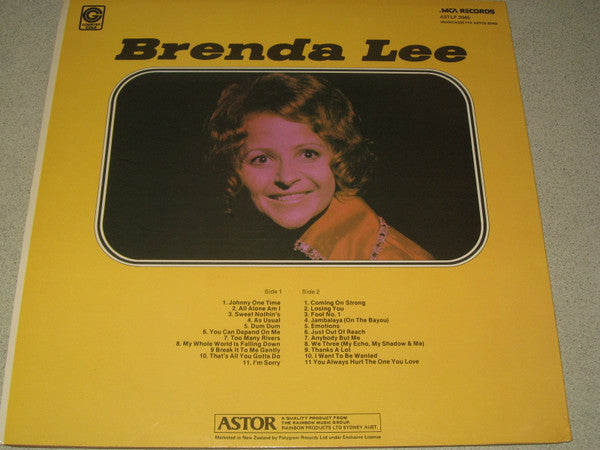 Brenda Lee : Country Gold  (LP, Comp)