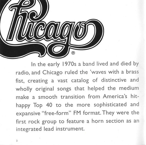 Chicago (2) : The Chicago Story: Complete Greatest Hits (2xCD, Comp, RM)