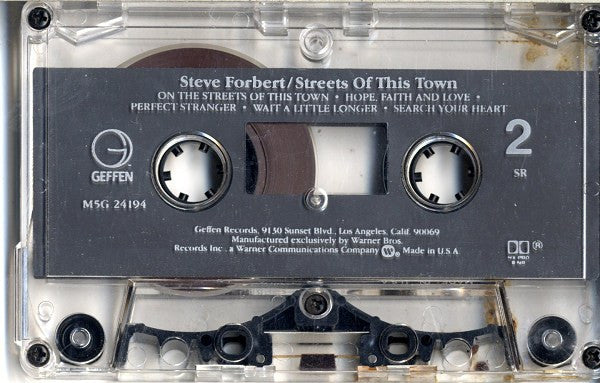 Steve Forbert : Streets Of This Town (Cass, Album)
