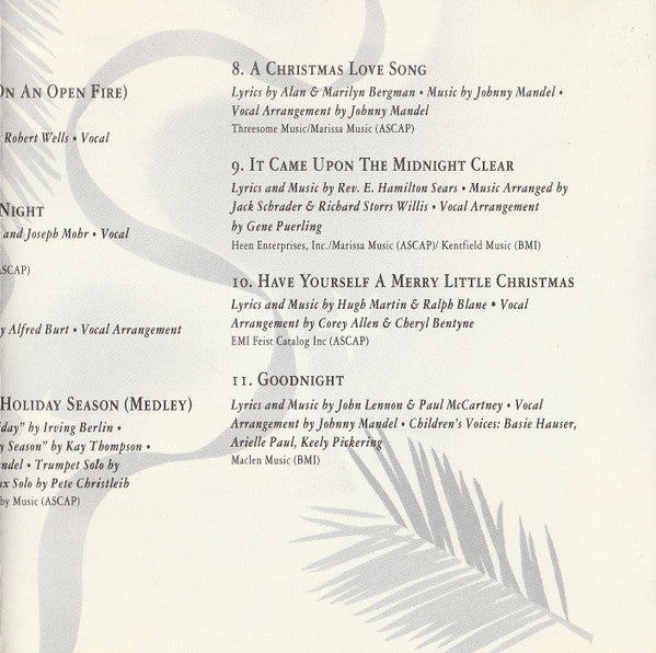 The Manhattan Transfer : The Christmas Album (CD, Album)