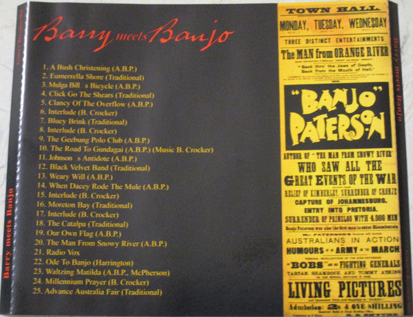 Barry Crocker : Barry Meets Banjo (CD, Album, Comp)