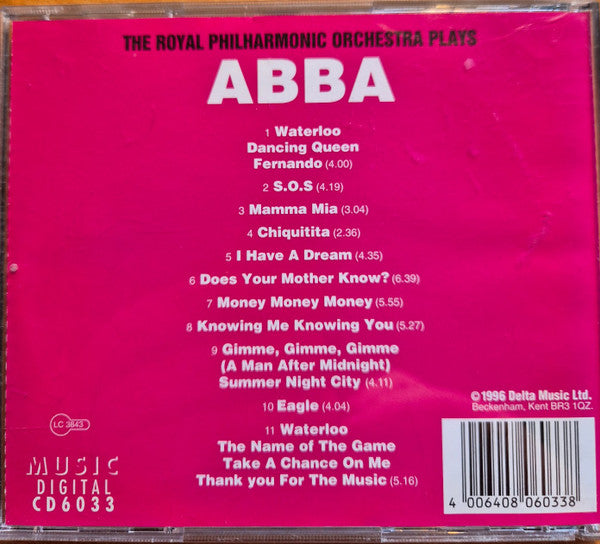 The Royal Philharmonic Orchestra* : The Royal Philharmonic Orchestra plays ABBA  (CD, Album)