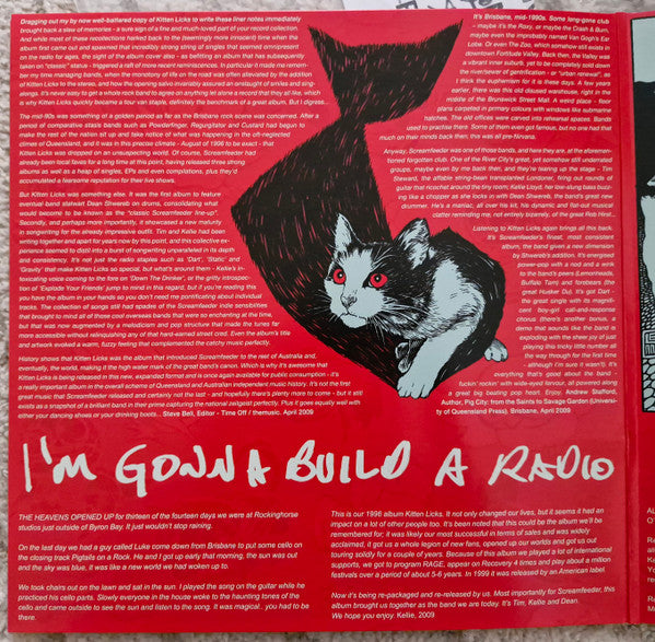 Screamfeeder : Kitten Licks (LP, Album, RE, RM, Ele)