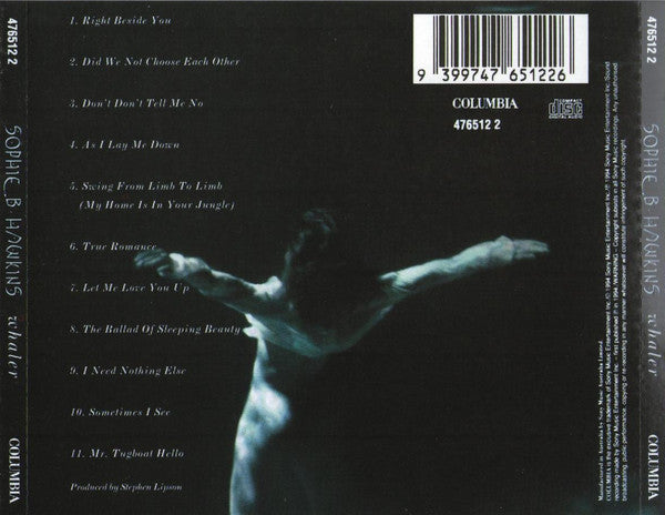 Sophie B. Hawkins : Whaler (CD, Album)