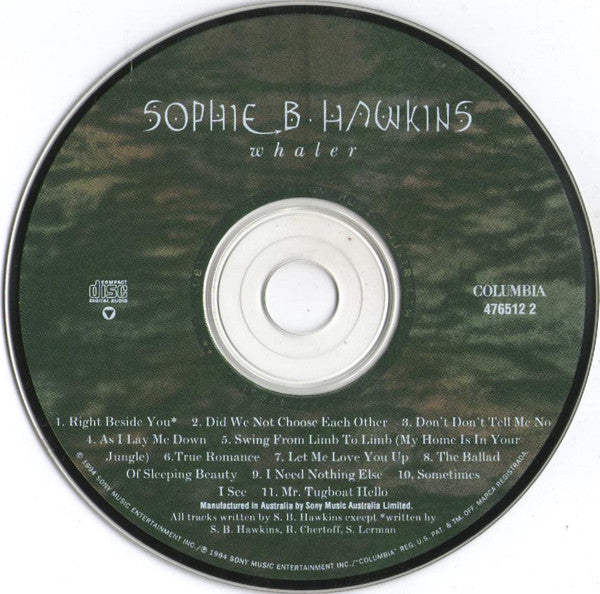 Sophie B. Hawkins : Whaler (CD, Album)