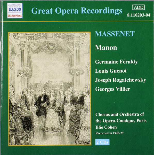 Jules Massenet : Manon (2xCD)