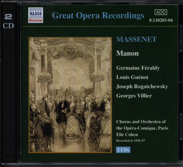 Jules Massenet : Manon (2xCD)