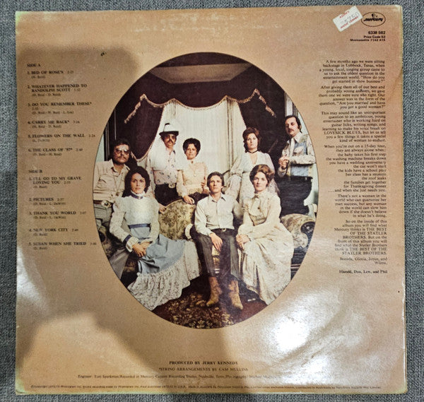 The Statler Brothers : The Best Of The Statler Brothers (Greatest Hits Vol. 1) (LP, Comp)