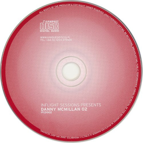 Danny McMillan : Inflight Sessions Present Danny McMillan 02 (CD, Mixed)