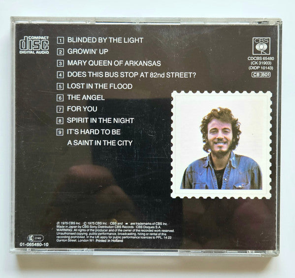 Bruce Springsteen : Greetings From Asbury Park, N.J. (CD, Album, RE, MAN)