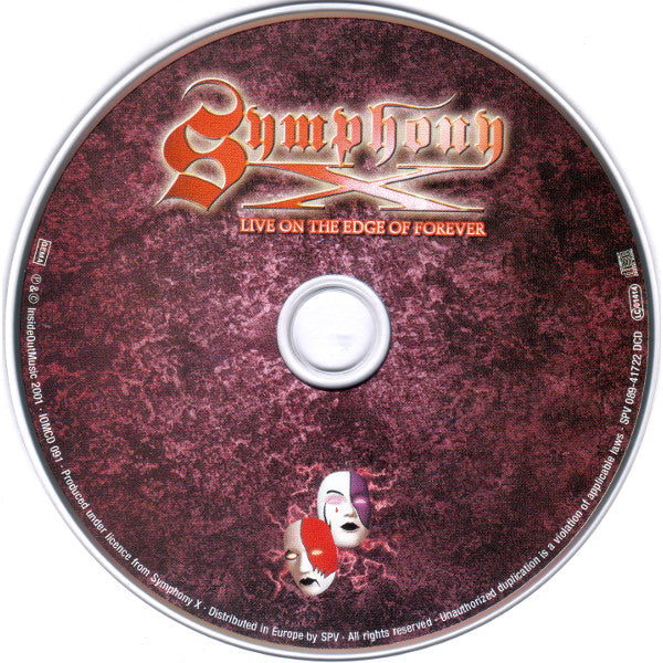 Symphony X : Live On The Edge Of Forever (2xCD, Album)