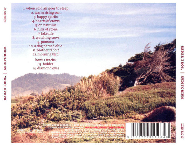 Radar Bros. : Auditorium (CD, Album)
