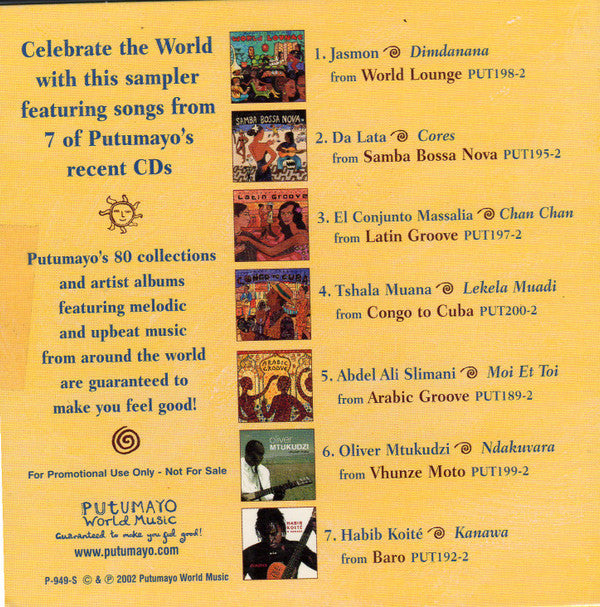 Various : Celebrate The World (CD, Promo, Smplr)