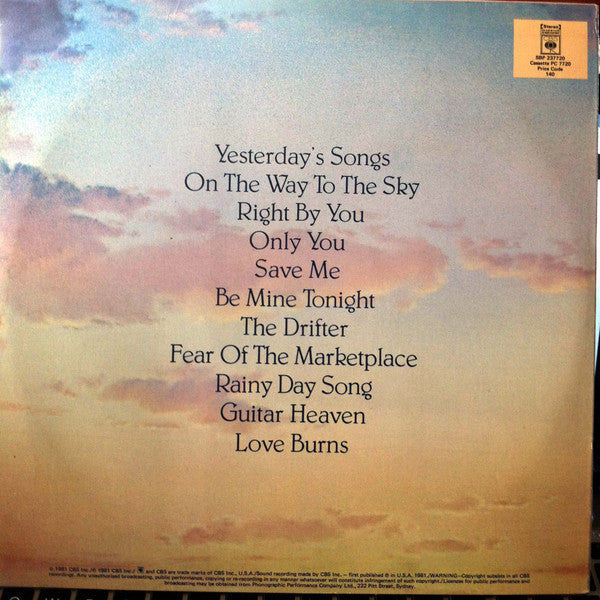 Neil Diamond : On The Way To The Sky (LP, Album)