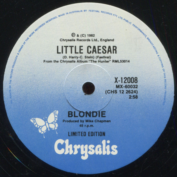 Blondie : War Child (12", Single, Ltd)