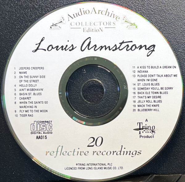Louis Armstrong : 20 Reflective Recordings (CD, Comp, Dis)