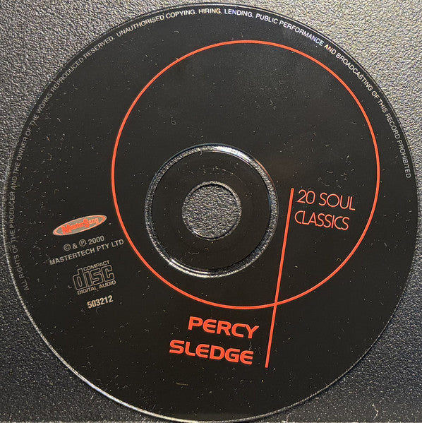 Percy Sledge : 20 Soul Classics - The Best Of Percy Sledge (CD, Comp)