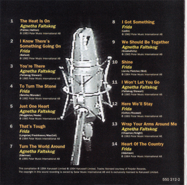 Agnetha Fältskog & Frida : The Voice Of ABBA (CD, Comp)
