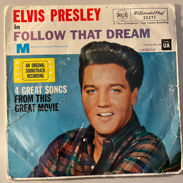 Elvis Presley : Follow That Dream (7", EP)