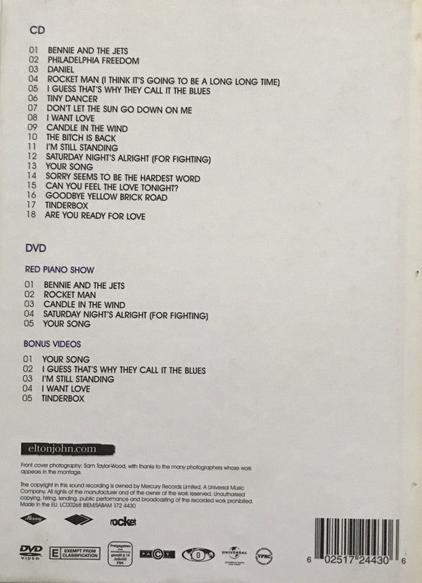 Elton John : Rocket Man • The Definitive Hits (CD, Comp + DVD-V, Comp, Reg)