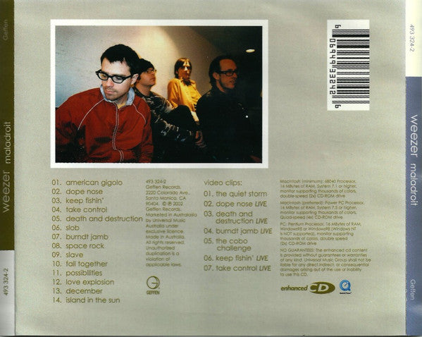 Weezer : Maladroit (CD, Album, Enh)