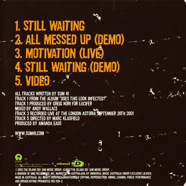 Sum 41 : Still Waiting (CD, Single, Enh, Ltd, Num)