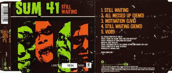 Sum 41 : Still Waiting (CD, Single, Enh, Ltd, Num)