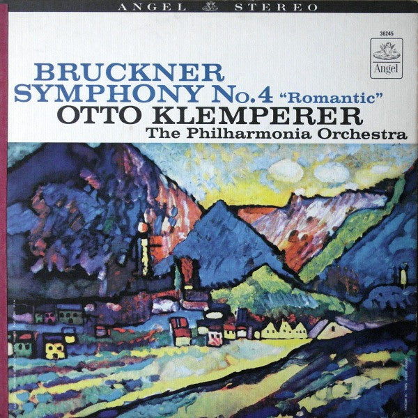 Anton Bruckner, Otto Klemperer, Philharmonia Orchestra : Symphony No. 4 "Romantic" (LP)