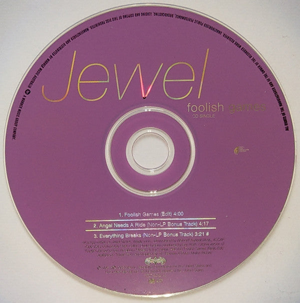 Jewel : Foolish Games (CD, Single)
