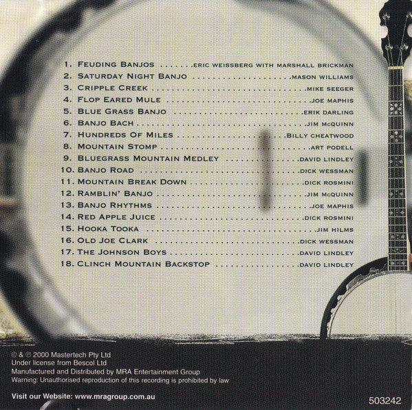 Various : Bluegrass Banjo - 18 Banjo Classics (CD, Comp)