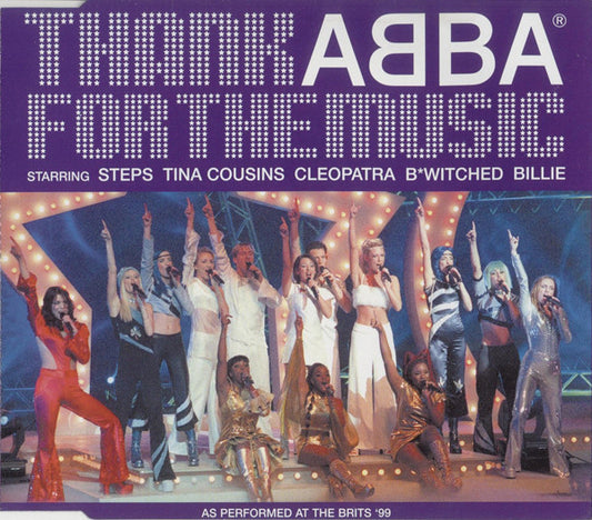 Steps, Tina Cousins, Cleopatra, B*Witched, Billie* : Thank ABBA For The Music (CD, Single)