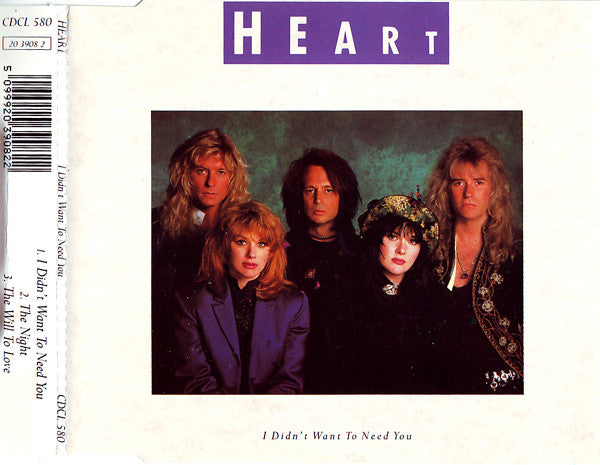 Heart : I Didn't Want To Need You (CD, Single)