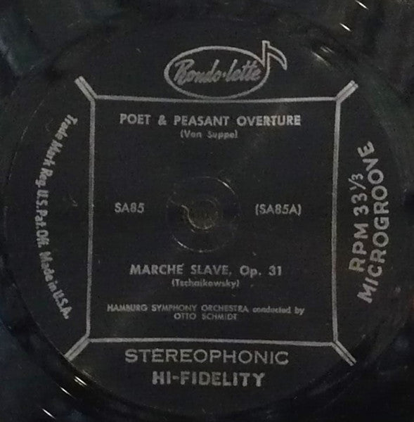 Hamburger Symphoniker, Otto Schmidt : Poet & Peasant Overture (LP, Album)