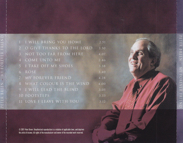 Peter Breen (2) : My Forever Friend (CD, Album)
