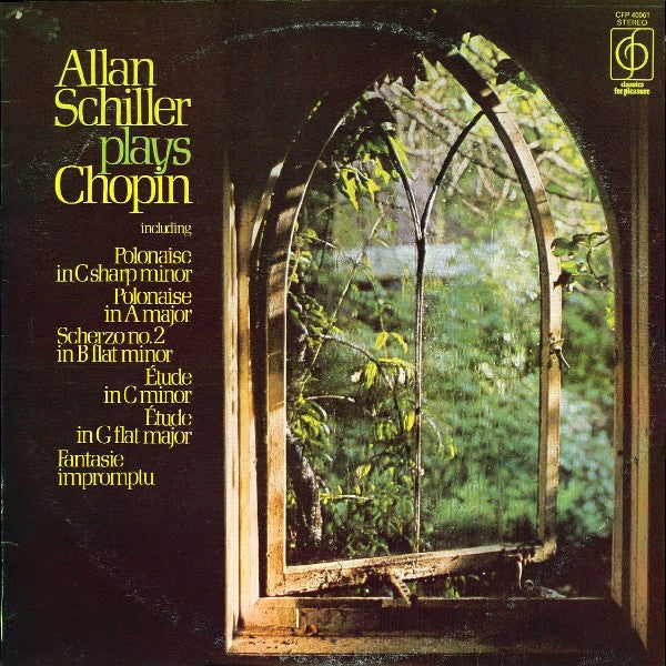 Allan Schiller Plays Frédéric Chopin : Alan Schiller Plays Chopin (LP)