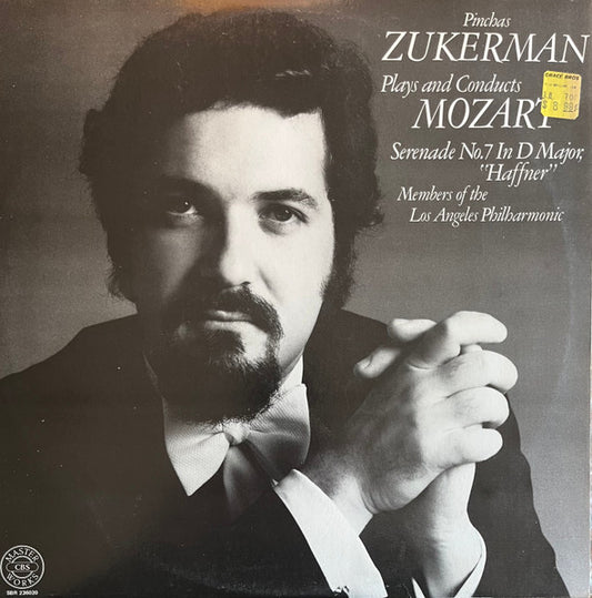 Pinchas Zukerman Plays And Conducts Wolfgang Amadeus Mozart, Los Angeles Philharmonic Orchestra : Serenade No. 7 In D Major, "Haffner" (LP, Album)