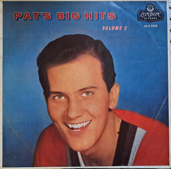Pat Boone : Pat`s Big Hits Volume 2 (LP, Comp)