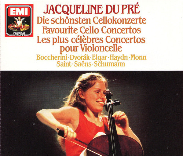 Jacqueline Du Pré : Die Schönsten Cellokonzerte = Favourite Cello Concertos = Les Plus Célèbres Concertos Pour Violoncelle (3xCD, Comp, RM, RP, EMI)
