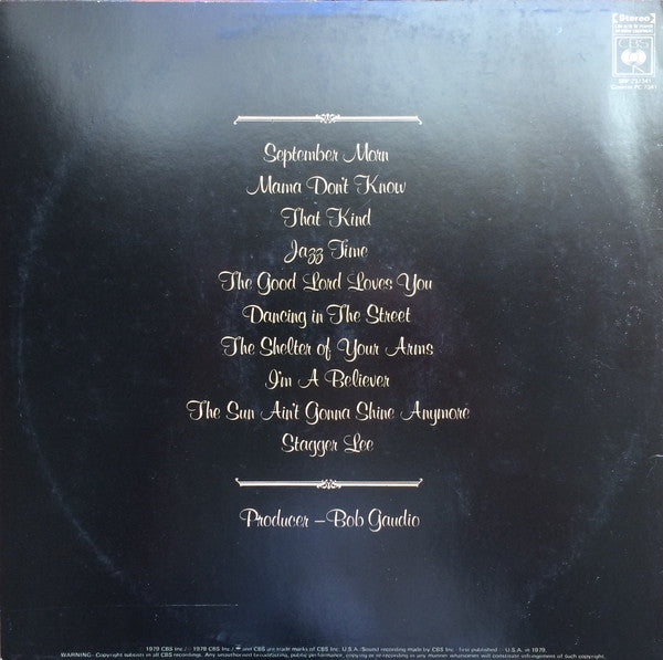 Neil Diamond : September Morn (LP, Album)