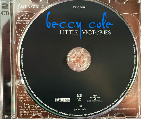 Beccy Cole : Just A Girl Singer / Little Victories (CD, Ltd + DVD, Ltd, Bon)